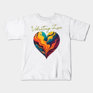 Vibrating Love Kids T-Shirt